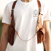 Steampunk Shoulder Armpit Bag For Men Outdoor Medieval Underarm Satchel