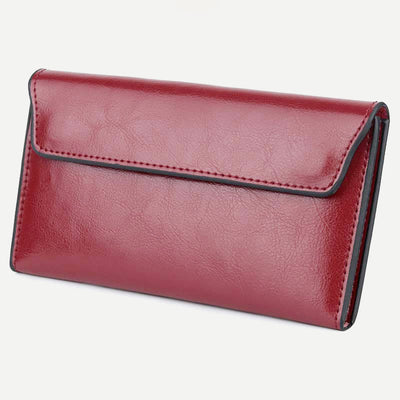 Wallet for Women Slim Multi-Function Minimalist Genuine Leather Handbag Purse