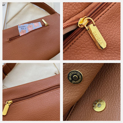 Crossbody Bag for Women Simple Casual PU Leather Hobo Bag