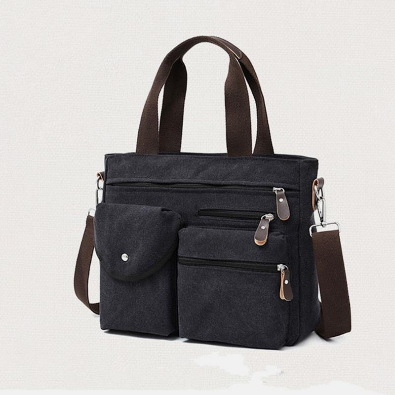 Large Capacity Multi-Pocket Casual Messenger Bag