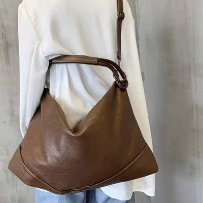 Leather Tote for Women Hobo Handbag Shoulder Bag with Crossbody Strap