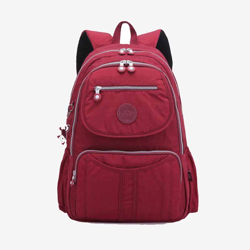 Large Double Compartment Backpack Minimalist Short Travel Purse For Women