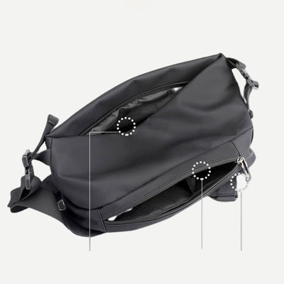 Sling Bag For Men Multifunctional Waterproof Casual Crossbody Chest Bag