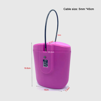 Portable Storage Bag For Outdoor Safe ABS Storage Lock Box