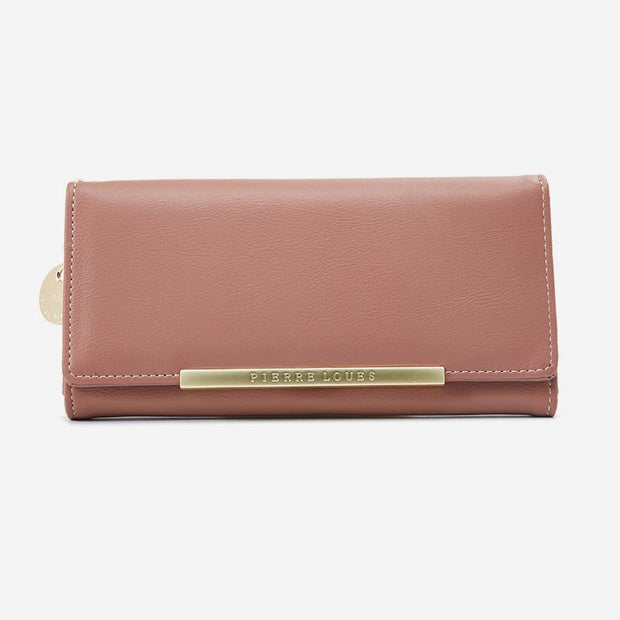 Credit Card Holder Bifold Clutch Wallet for Women Large Roomy Long Purse