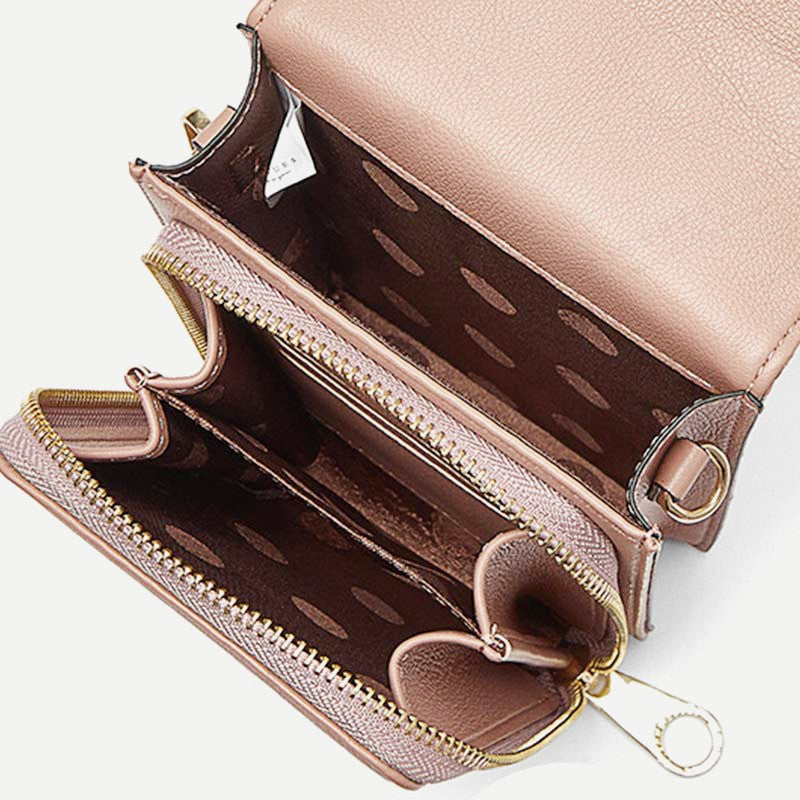 PU Crossbody Cell Phone Bag for Women Shoulder Bag Wallet Purse