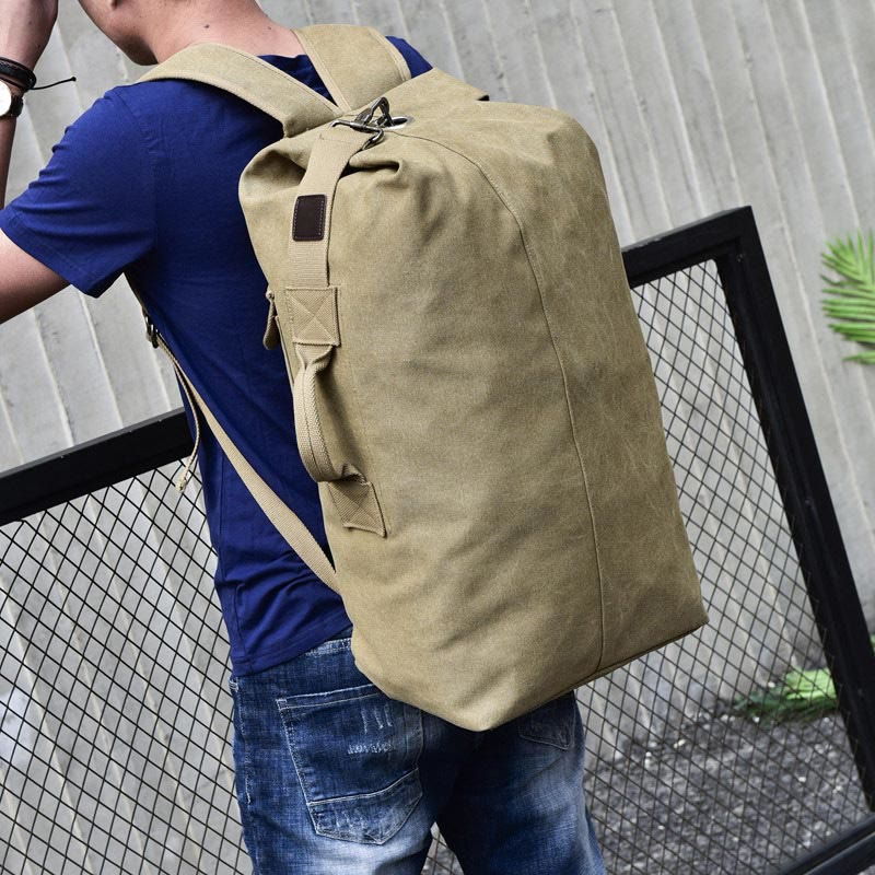 Backpack for Men Sports Large Capacity Canvas Travel Bag