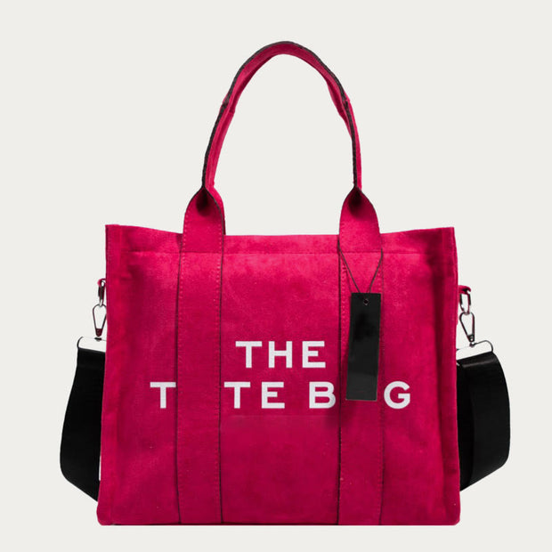 Tote For Women Large Capacity Wide Strap Canvas Bag
