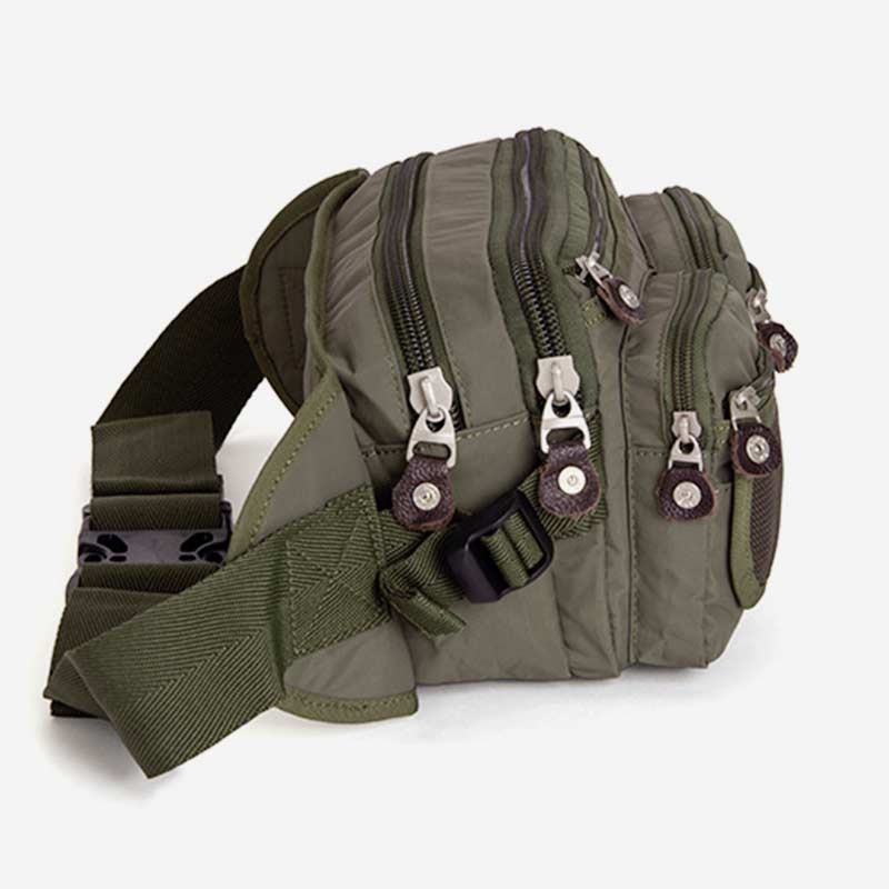 Multi-Pocket Large Capacity Durable Casual Waist Bag