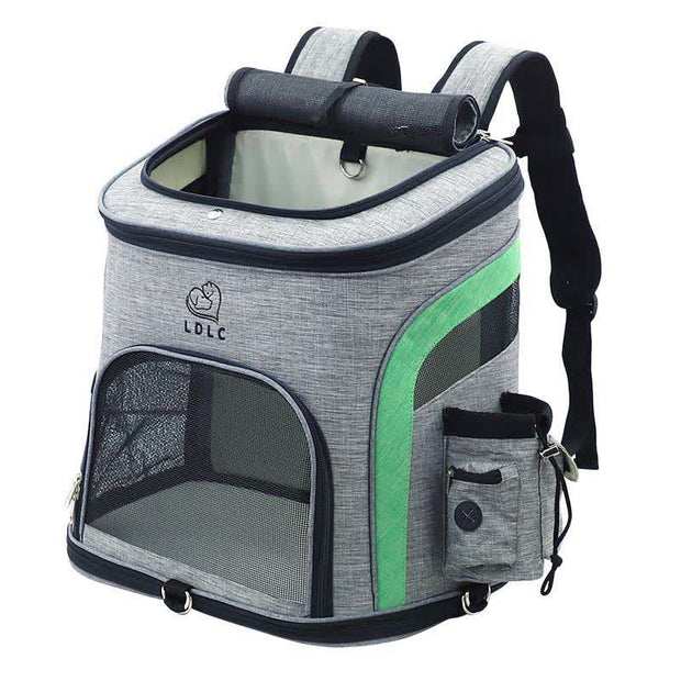 Pet Carrier Backpack with Pockets Plush Mat Leash for Puppies Cats