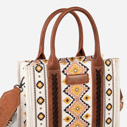 Bohemian Handbag For Women Wide Strap Multiple Use Crossbody Tote