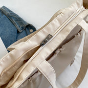 Canvas Shoulder Bag For College Student  Large Classic Tote