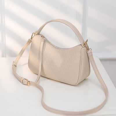 Shoulder Bag For Women Concise Style Plain Color Crossbody Bag