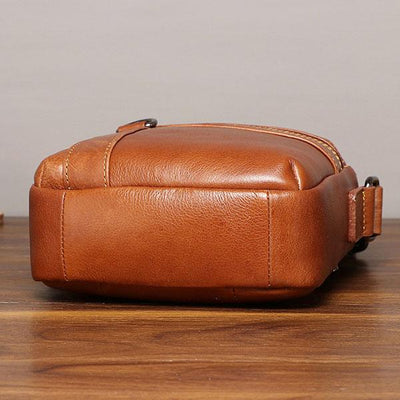 Large Capacity Retro Genuine Leather Crossbody Bag