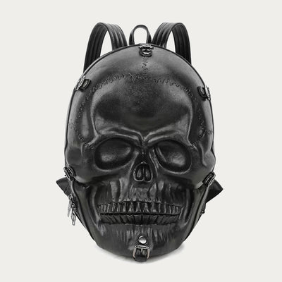 Backpack For Halloween Three Dimensional Skull Shape Festival Daypack