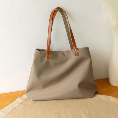 Tote Bag For Women Large Capacity Minimalist Oxford Shoulder Bag