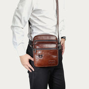 Small Messenger Bag For Men Work Vintage Daily Crossbody Bag
