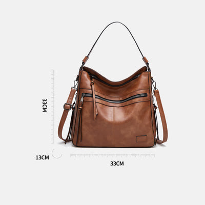 Tote Bag For Women Simple PU Leather Crossbody Daily Bag