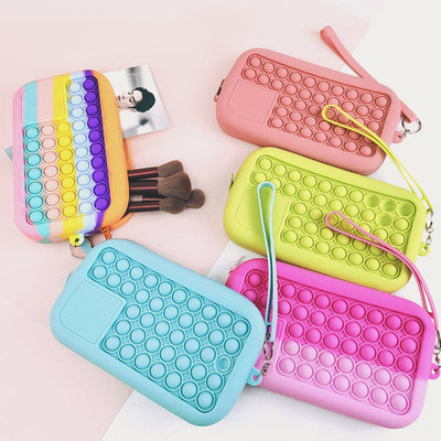 Silicone Pencil Case For Kids School Multifunctional Storage Case