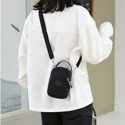 Lightweight Crossbody Bag Pouch Casual Phone Holsters with Headphone Hole