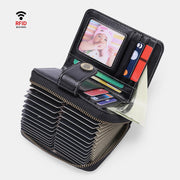 RFID Elegant Bifold Wallet Large Capacity Card Holder