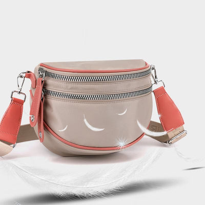 Crossbody Bag for Women Lightweight Casual Nylon Shell Shoulder Bag