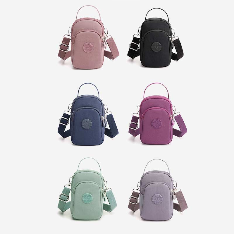 Lightweight Crossbody Bag Pouch Casual Phone Holsters with Headphone Hole