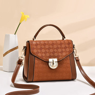 Clamshell Top-Handle Bag Women Classic Color Small Crossbody Bag