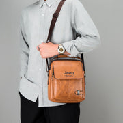 Retro Messenger Bag For Men Business Commute Leisure Crossbody Bag