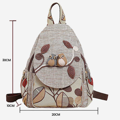 Large Capacity Ethnic Style Printing Backpack