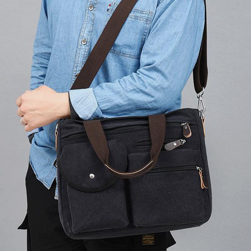 Large Capacity Multi-Pocket Casual Messenger Bag