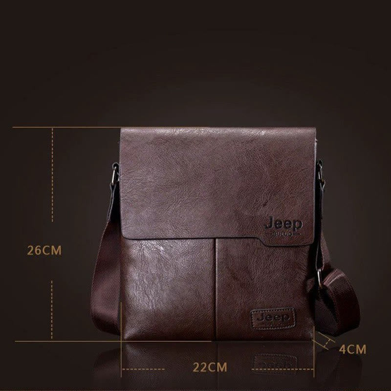 Daily Messenger Bag For Men Vintage With Small Wallet