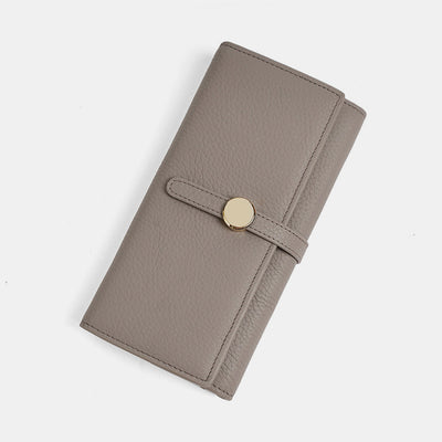 Wallet for Women Genuine Leather Card Holder Phone Checkbook Organizer