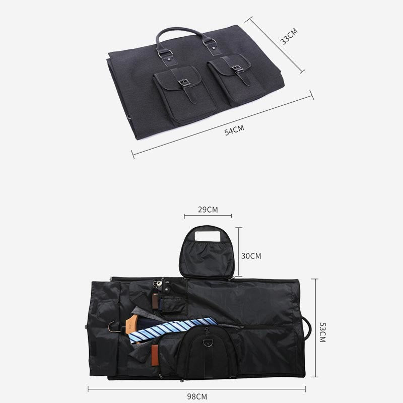 Duffel Bag for Men Large Capacity Multifunctional Folding Suit Storage Bag