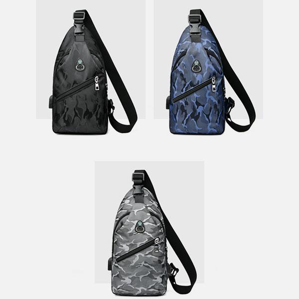 Waterproof Large-Capacity Casual Sling Bag Crossbody Bag