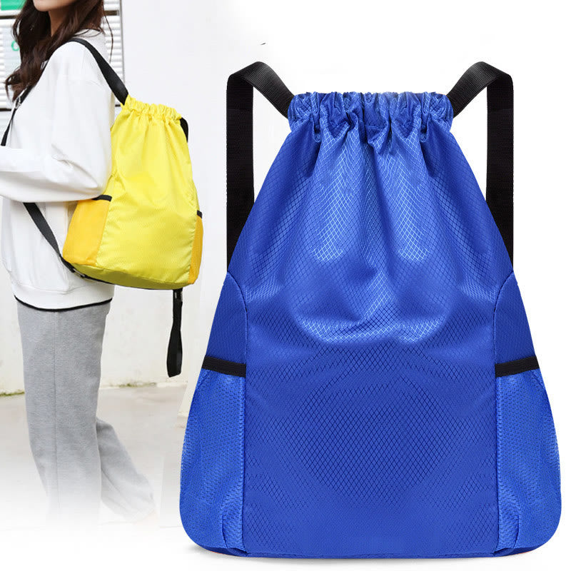 Backpack For Outdoor Sports Lightweight Drawstring Simple Fitness Bag