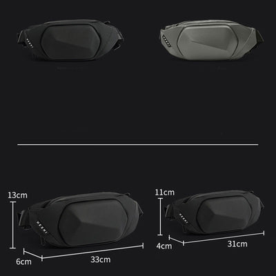 Waterproof Multi-Compartment Waist Bag