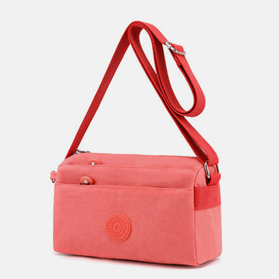 Lightweight Multi-Pocket Waterproof Crossbody Bag