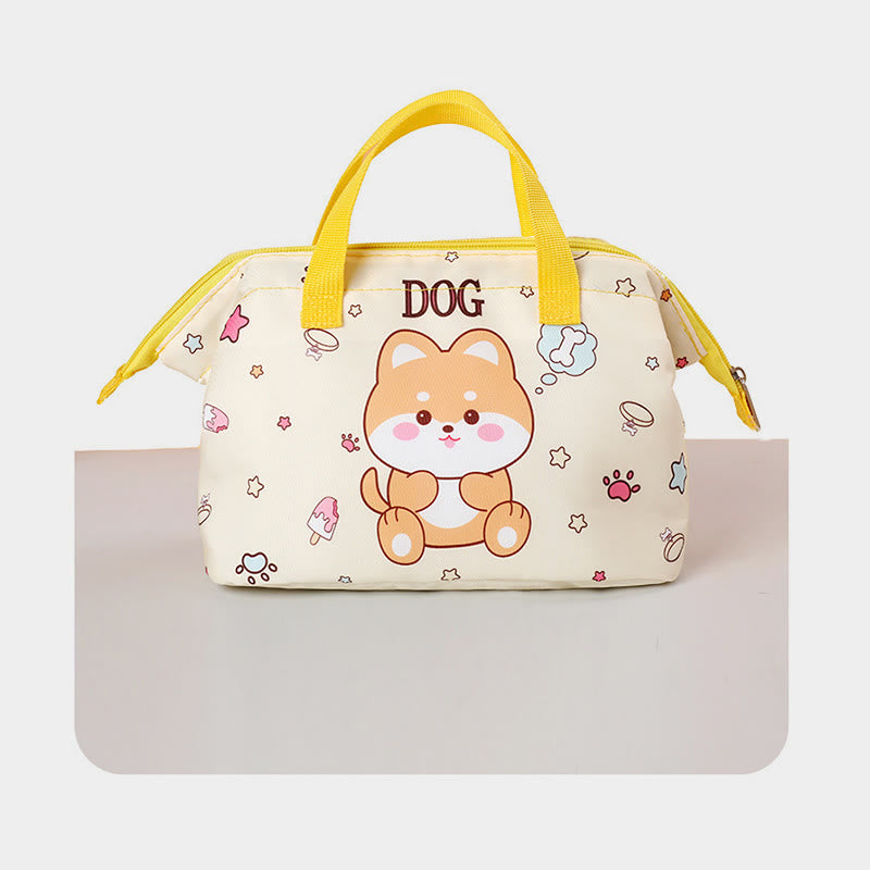 Cartoon Lunch Bag For Students Thickened Aluminum Foil Insulation Handbag