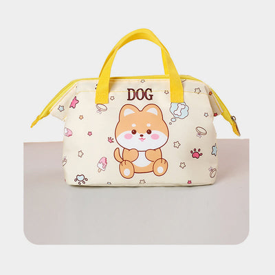 Cartoon Lunch Bag For Students Thickened Aluminum Foil Insulation Handbag