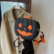 Crossbody Bag For Halloween Party Funny Pumpkin Creative Bag