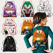 Halloween Candy Bag Drawstring Shoulder Drawstring Portable Polyester Backpack