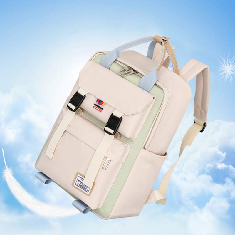 Functional Backpack for Women Waterproof Cute School Bookbag Traval Daypack