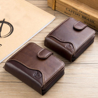 Genuine Leather Multi Card Wallet