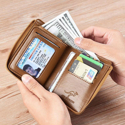 Vintage RFID Large Capacity Wallet