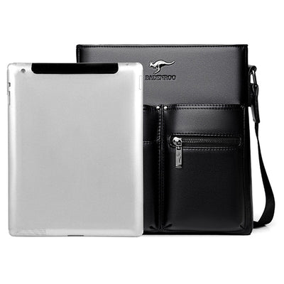 Leather Messenger Bag for Men Sling Crossbody Bag for Travel Work Business