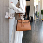 Women Leather Handbag Satchel Purses Top Handle Shoulder Totes Crossbody Bag