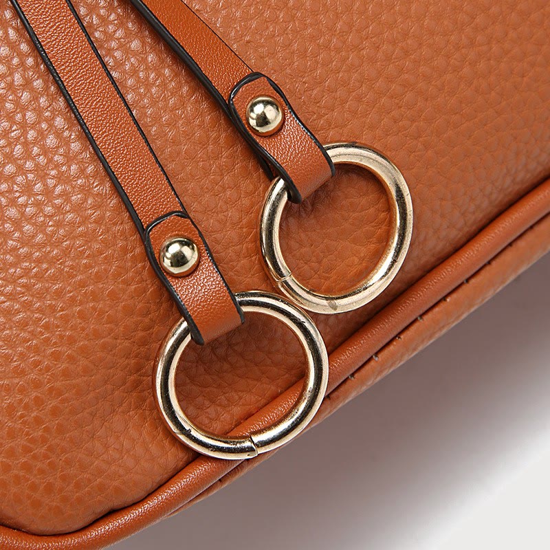 Tote Bag For Women Pebble Grain Style PU Leather Crossbody Bag