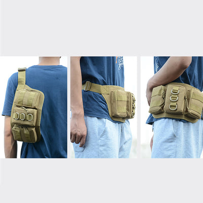 Waist Bag For Men Tactical Outdoor Sports Multifunctional Shoulder Bag