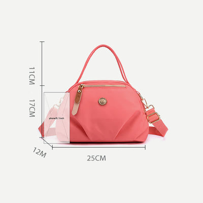 Small Nylon Crossbody Bag Lightweight Waterproof Shoulder Handbag for Women Girls